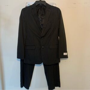 New Boys Calvin Klein Pinstripe 2 Piece Suit Size 16